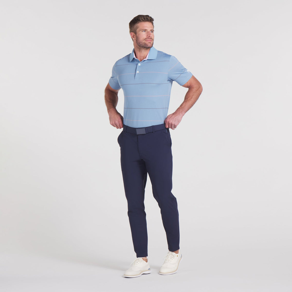 AP Rugby Stripe Golf Polo