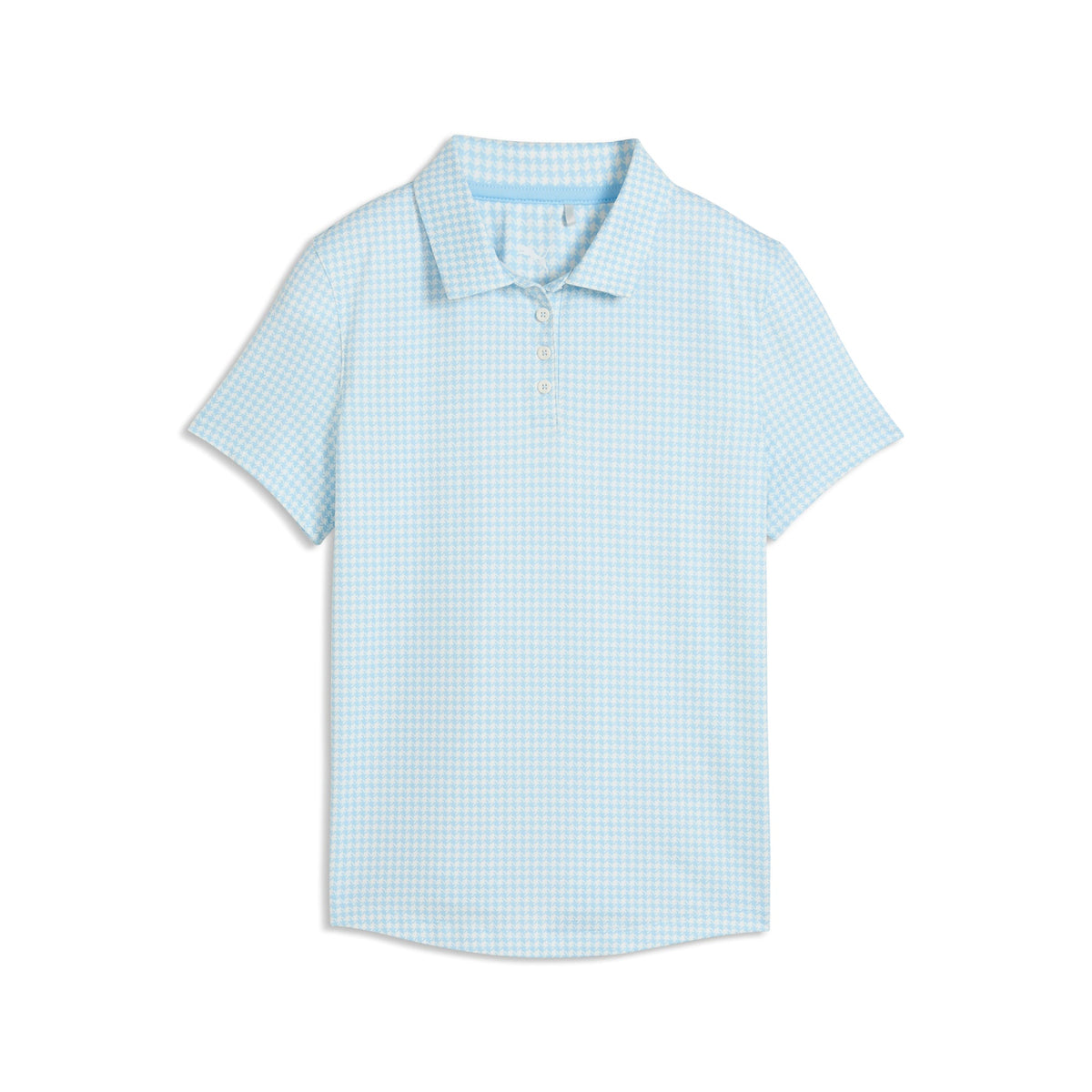 Girl's CLOUDSPUN Mono Check Golf Polo