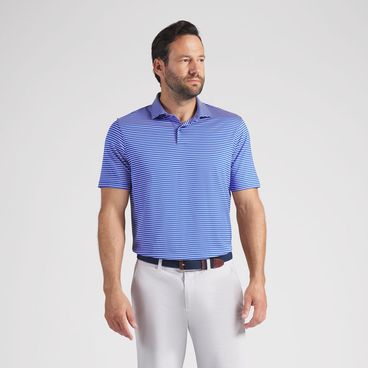 BRRR Stripe Golf Polo