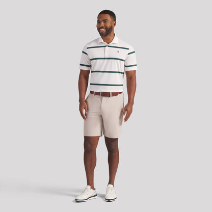 AP Pique Stripe Golf Polo
