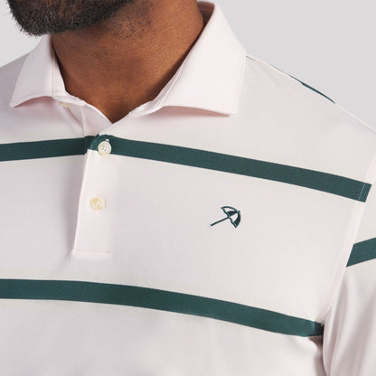 AP Pique Stripe Golf Polo