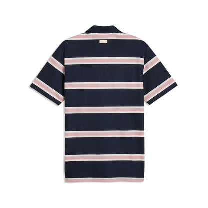AP Pique Stripe Golf Polo