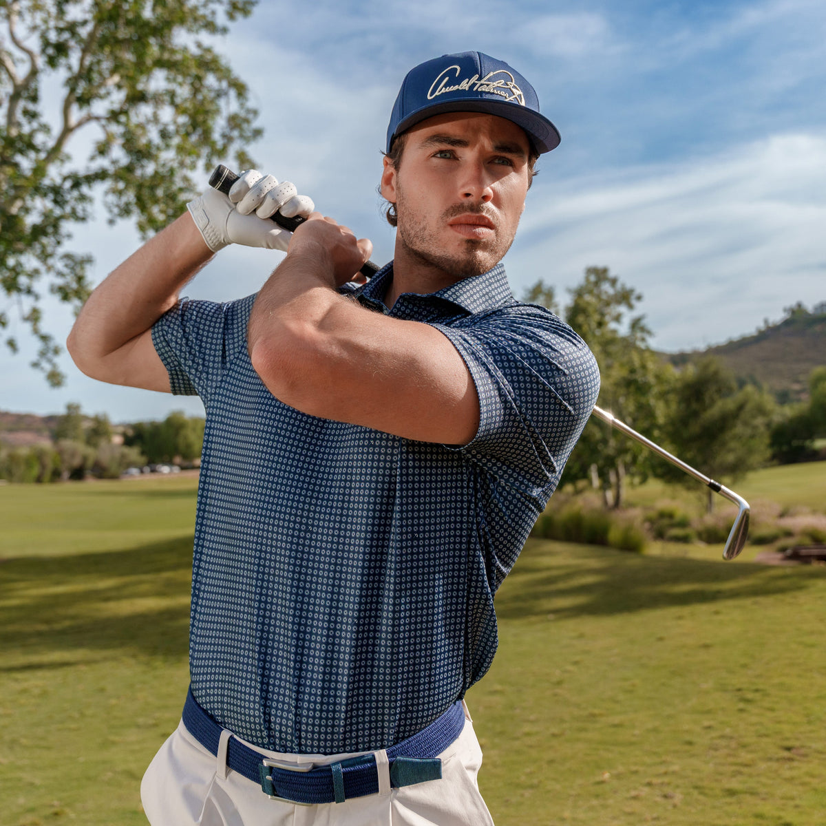 AP MATTR Geo Golf Polo