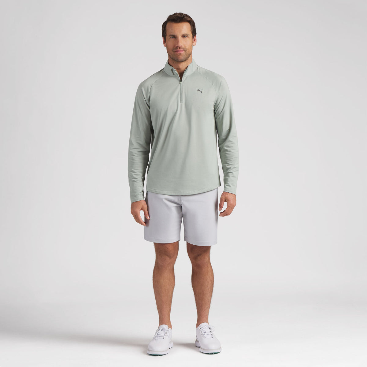 Lightweight Grid LC Golf 1/4 Zip