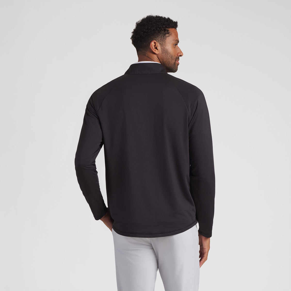 Lightweight Grid LC Golf 1/4 Zip