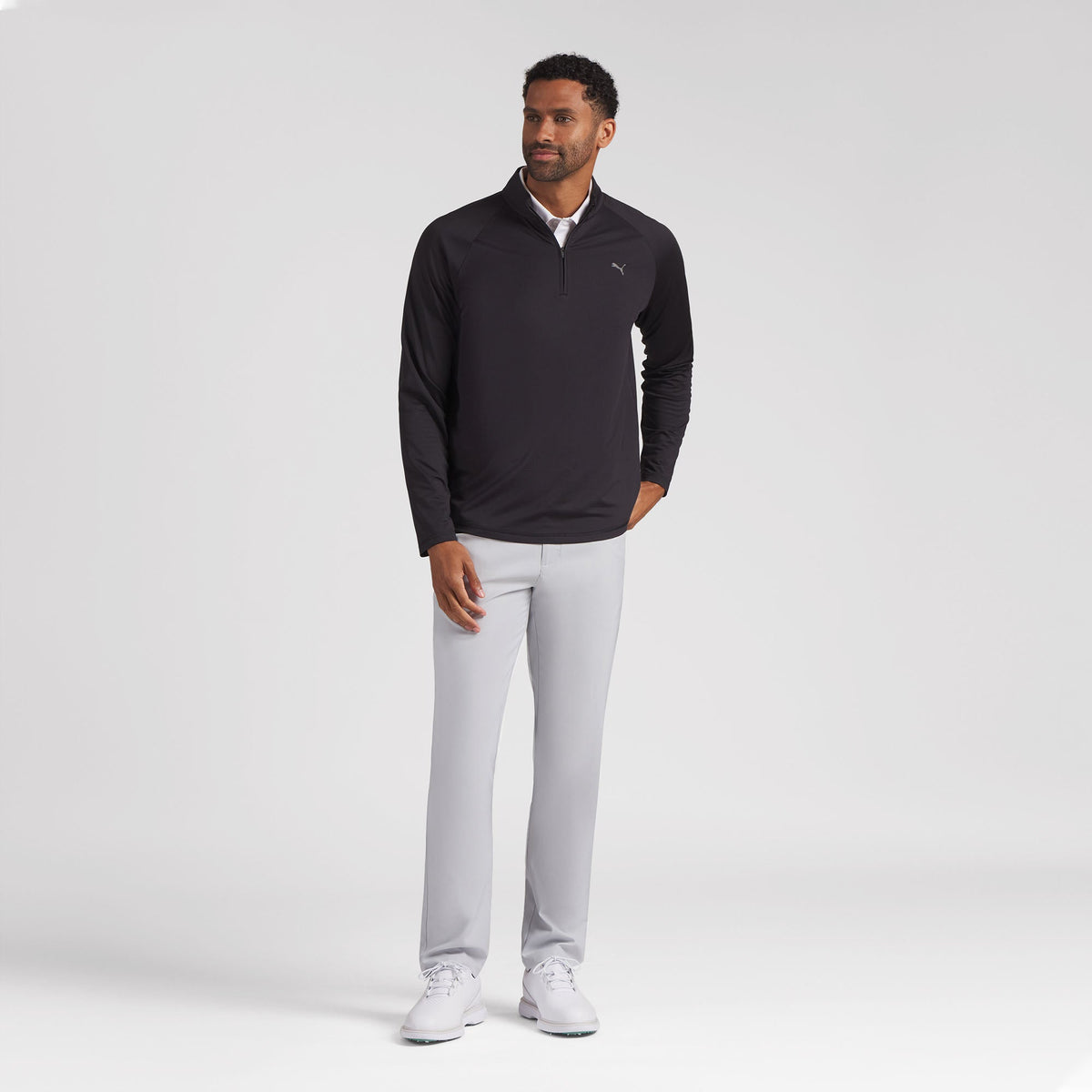 Lightweight Grid LC Golf 1/4 Zip