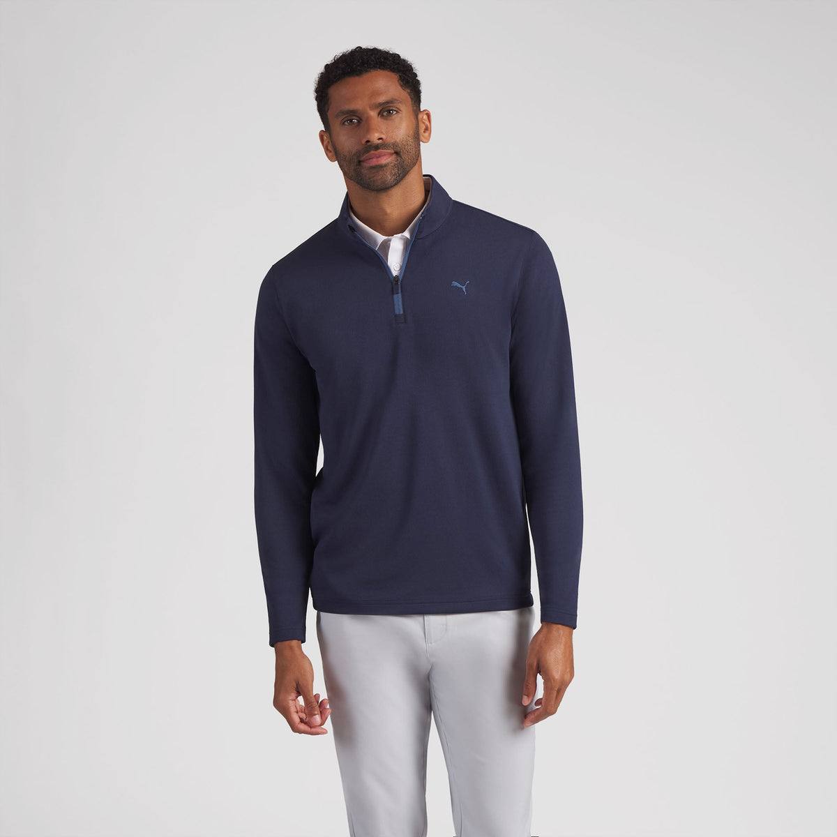 Lightweight Grid LC Golf 1/4 Zip