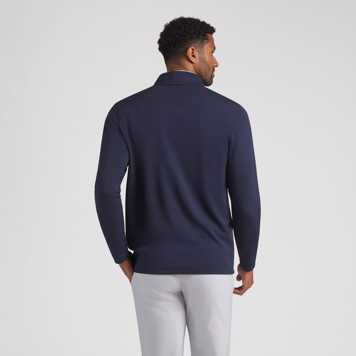 Lightweight Grid LC Golf 1/4 Zip