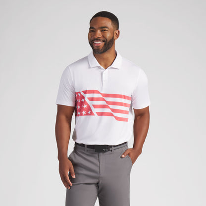 Volition Flag Golf Polo