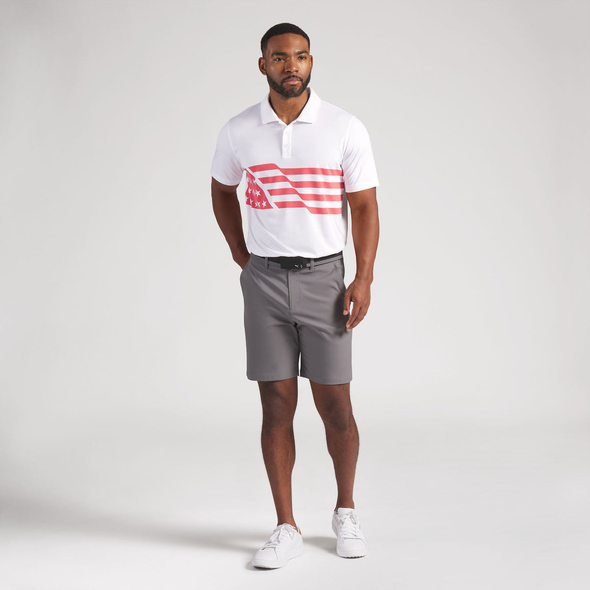 Volition Flag Golf Polo