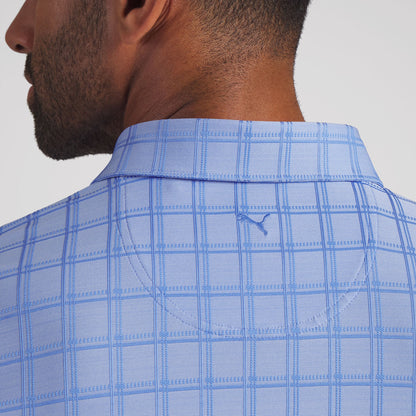MATTR Plaid BN Golf Polo