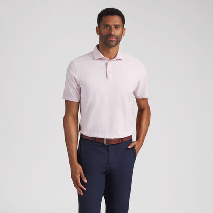 MATTR Plaid BN Golf Polo
