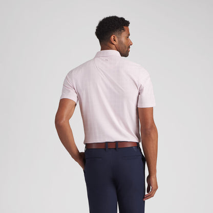 MATTR Plaid BN Golf Polo