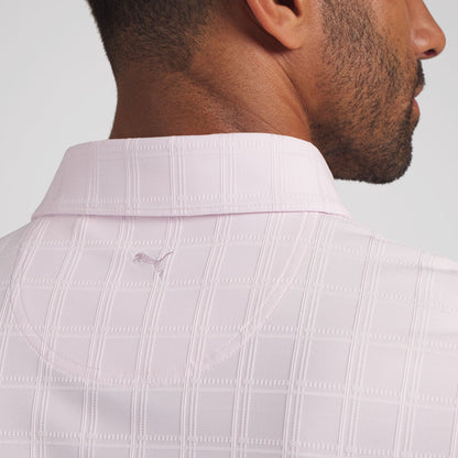 MATTR Plaid BN Golf Polo