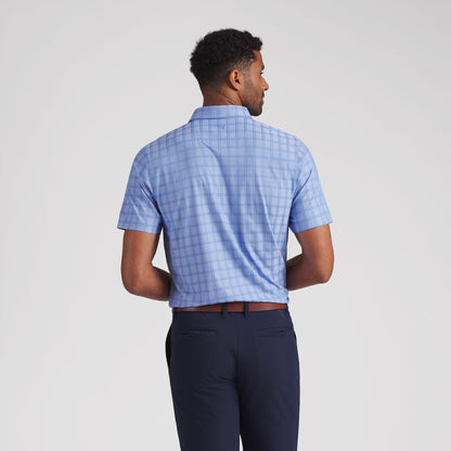 MATTR Plaid BN Golf Polo