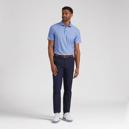 MATTR Plaid BN Golf Polo
