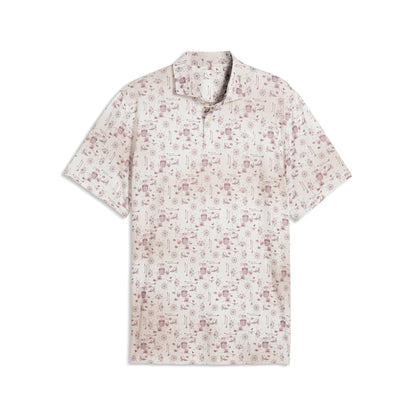 CLOUDSPUN Coastal Claret Golf Polo