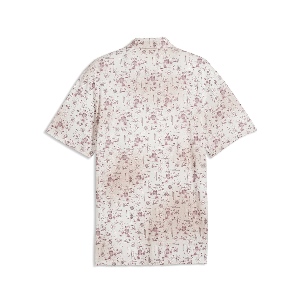 CLOUDSPUN Coastal Claret Golf Polo