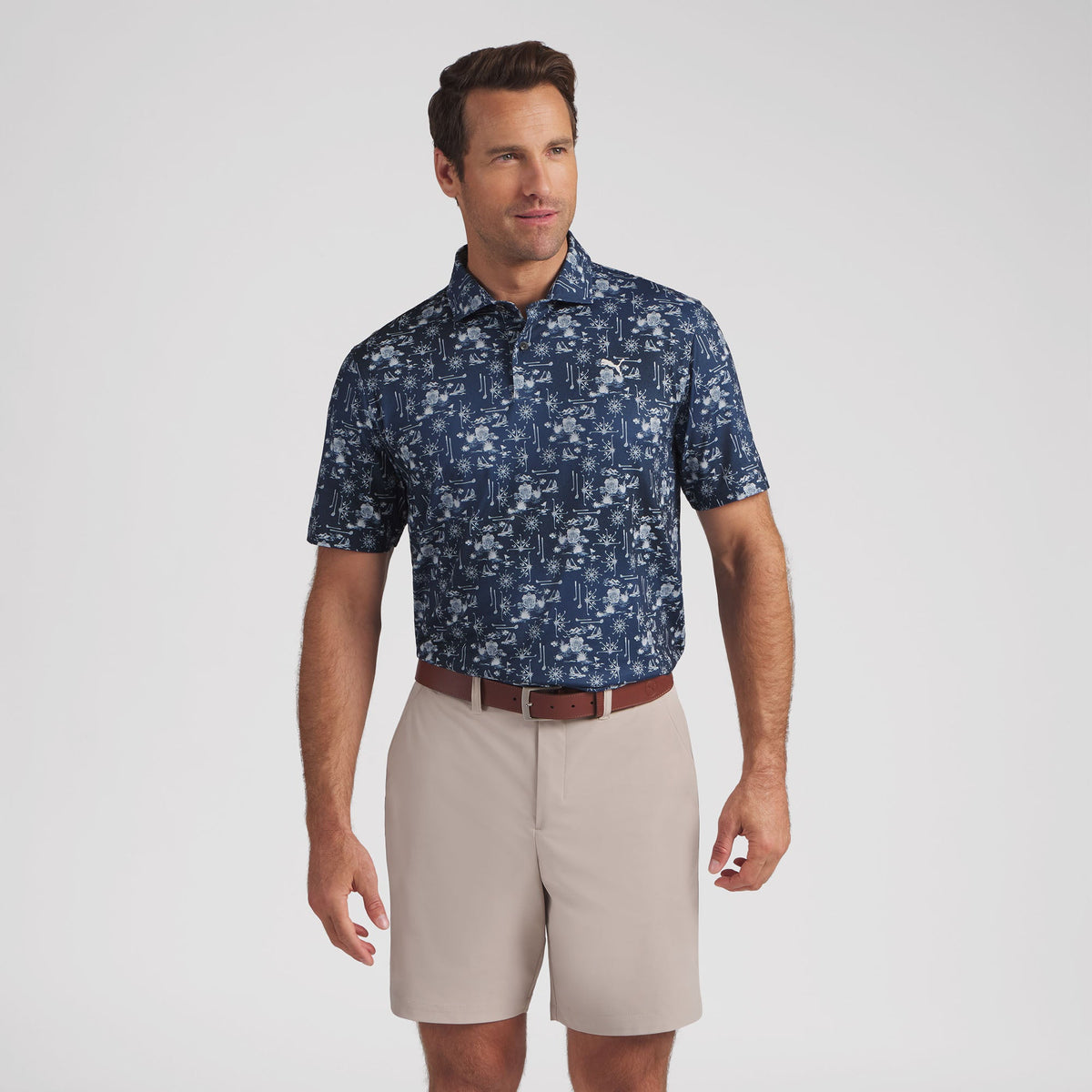 CLOUDSPUN Coastal Claret Golf Polo