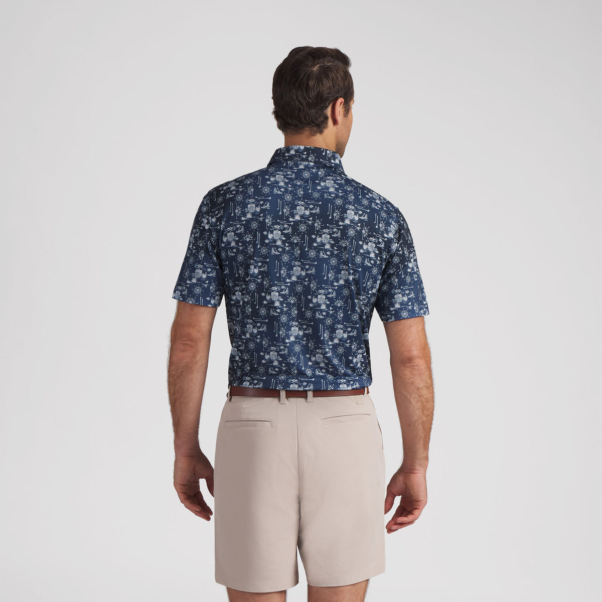 CLOUDSPUN Coastal Claret Golf Polo