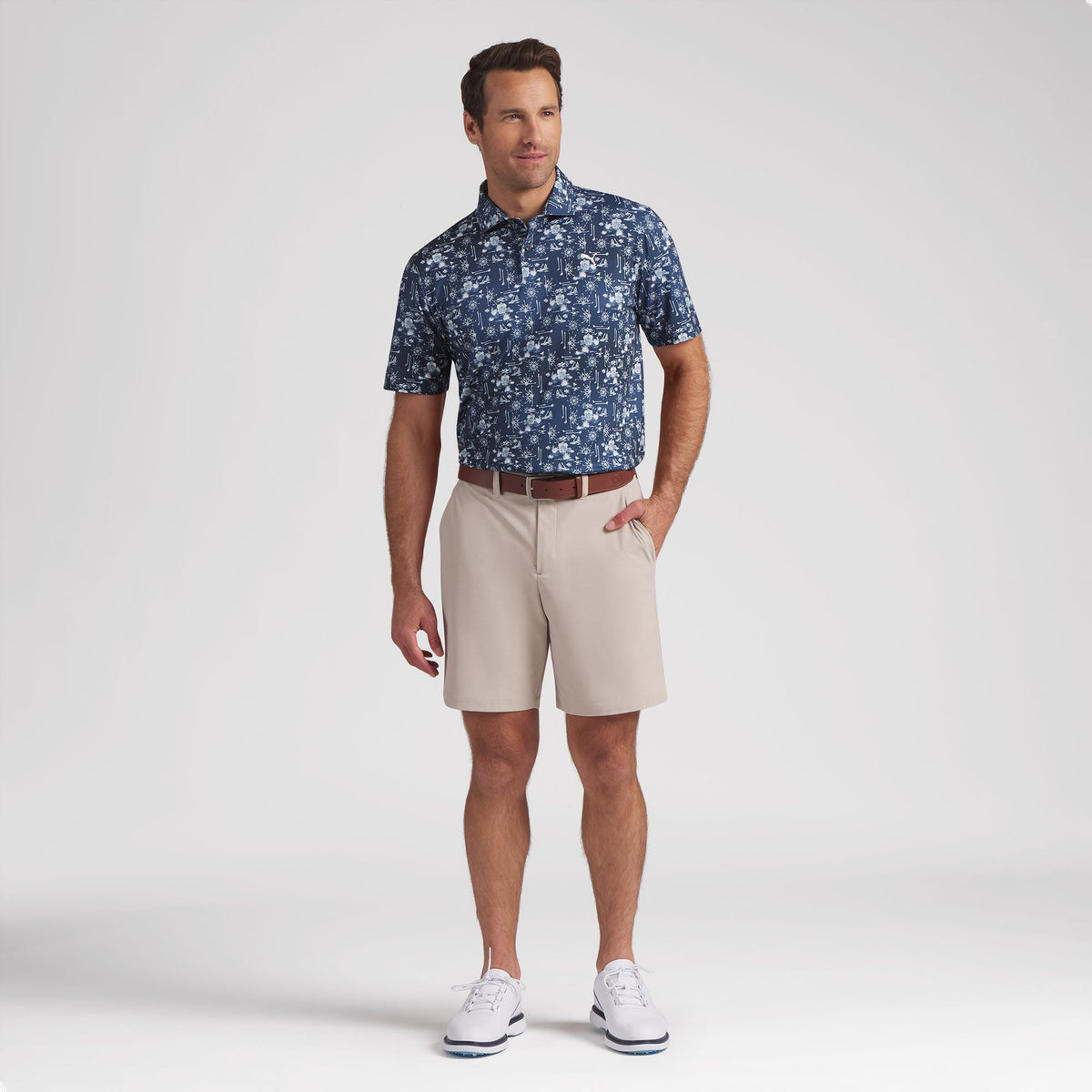 CLOUDSPUN Coastal Claret Golf Polo