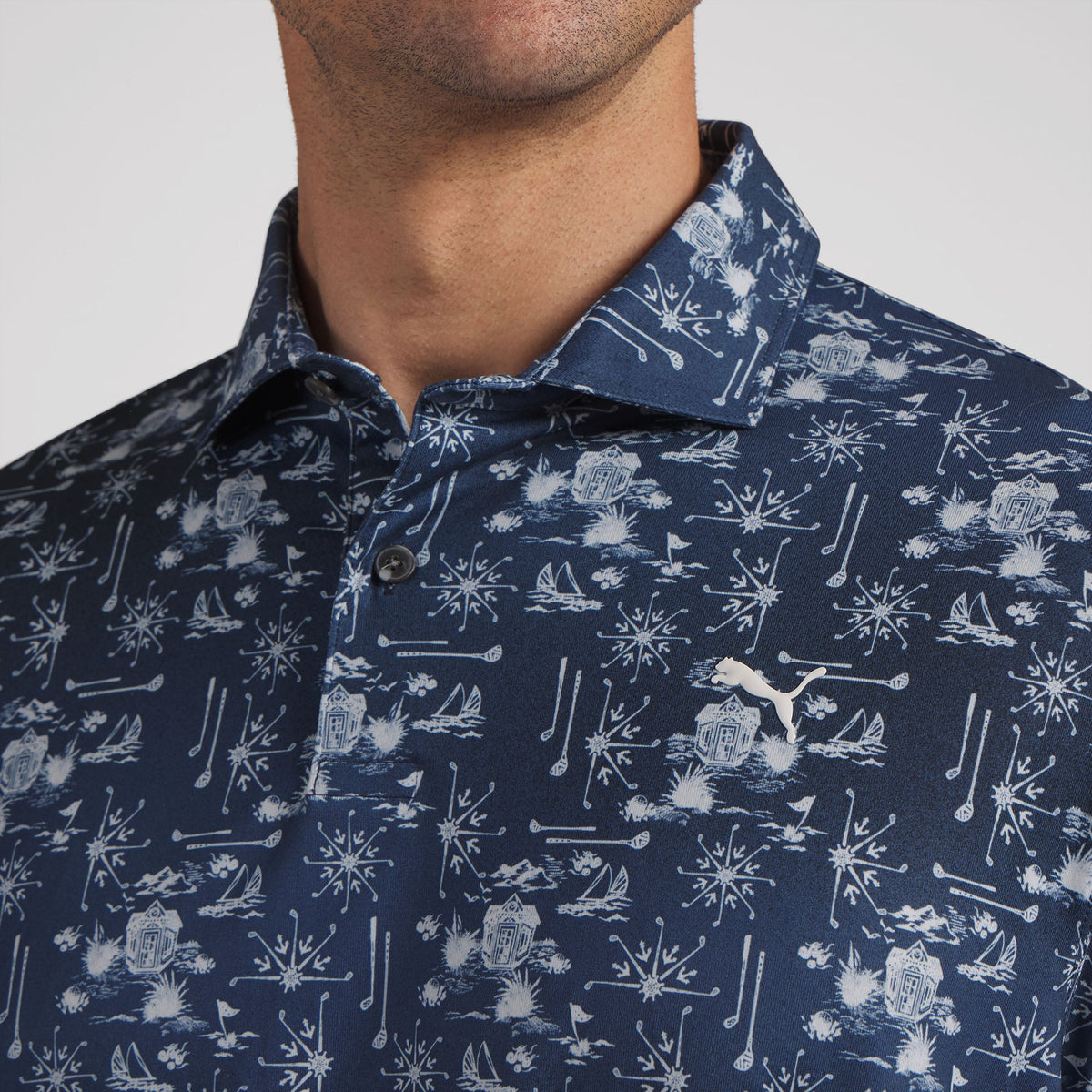 CLOUDSPUN Coastal Claret Golf Polo