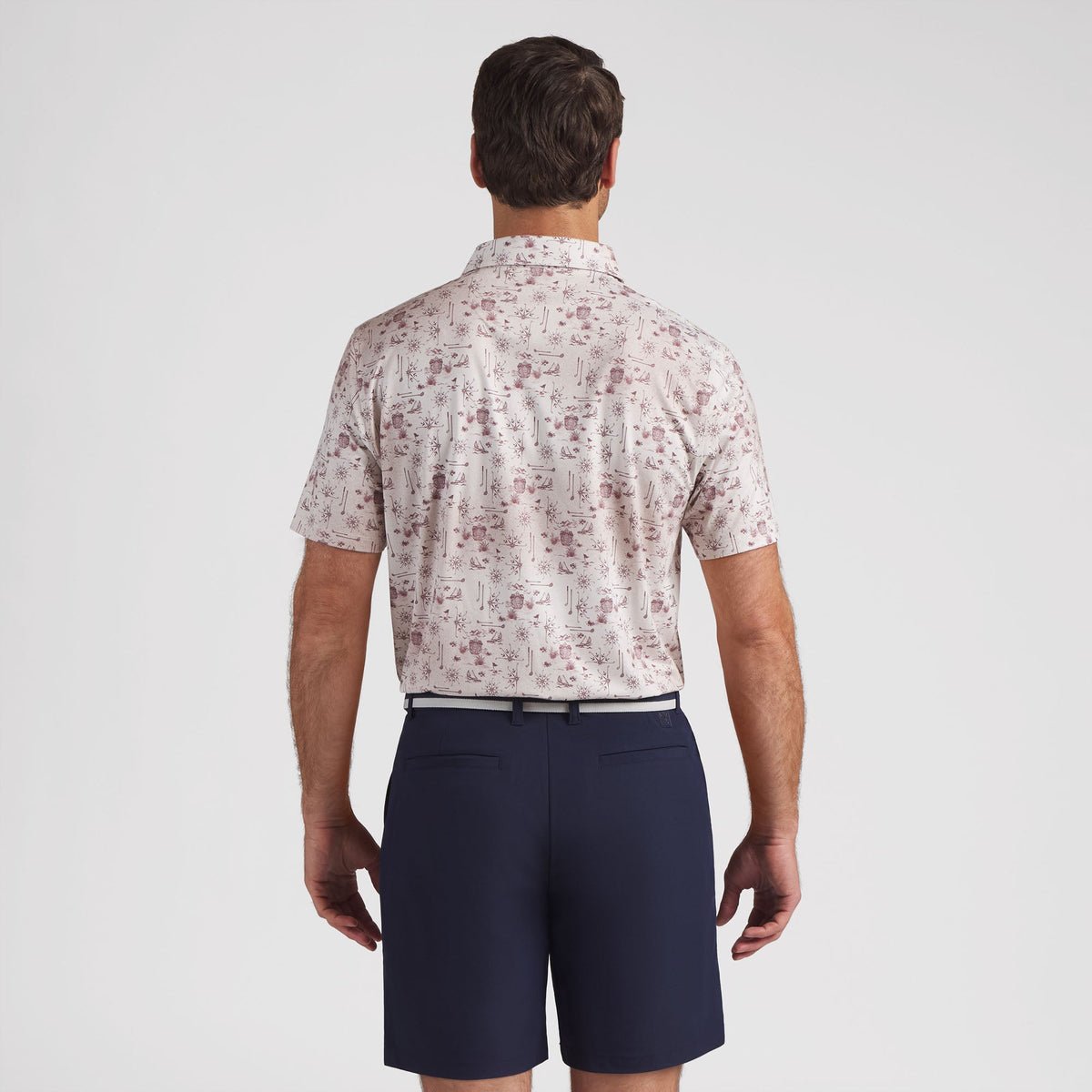 CLOUDSPUN Coastal Claret Golf Polo