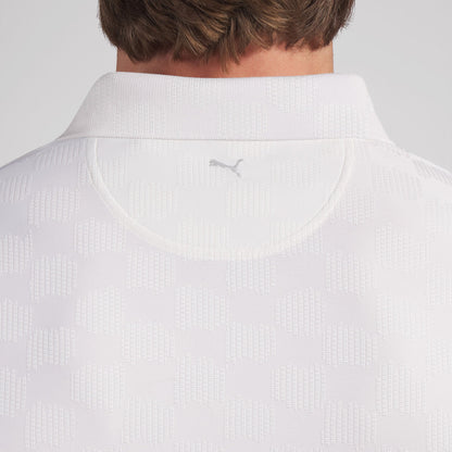 MATTR Check Jacquard BN Golf Polo