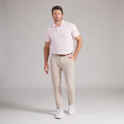 MATTR Check Jacquard BN Golf Polo
