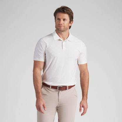 MATTR Check Jacquard BN Golf Polo