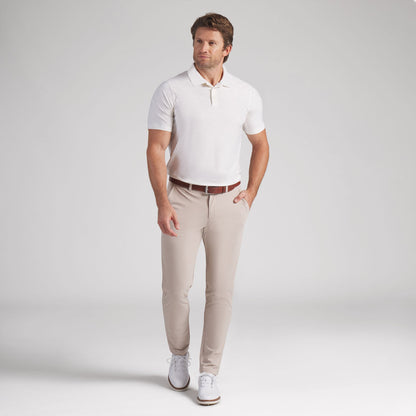 MATTR Check Jacquard BN Golf Polo
