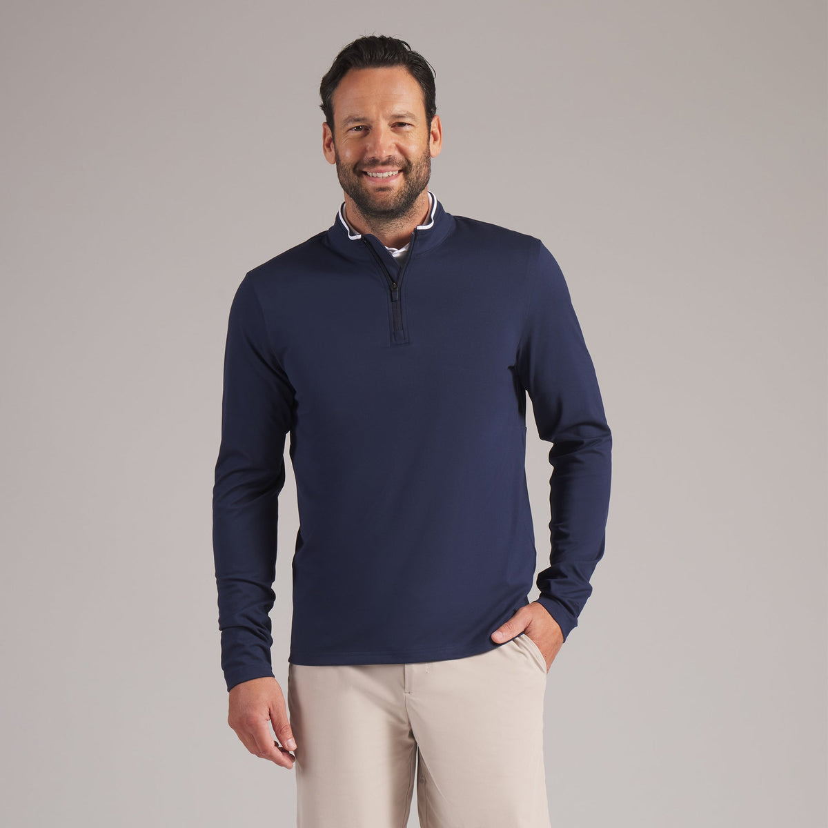 CLOUDSPUN Tech LS 1/4 Zip Golf Jacket