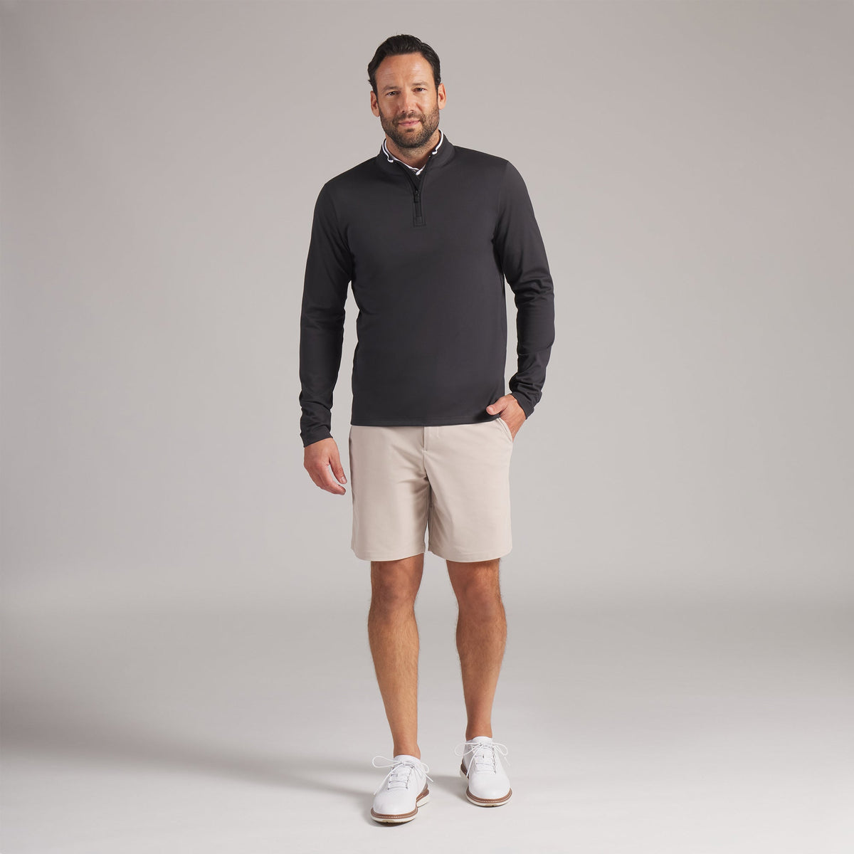 CLOUDSPUN Tech LS 1/4 Zip Golf Jacket