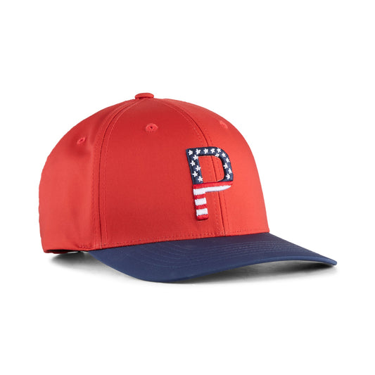 Pars & Stripes 6-Panel Golf Cap
