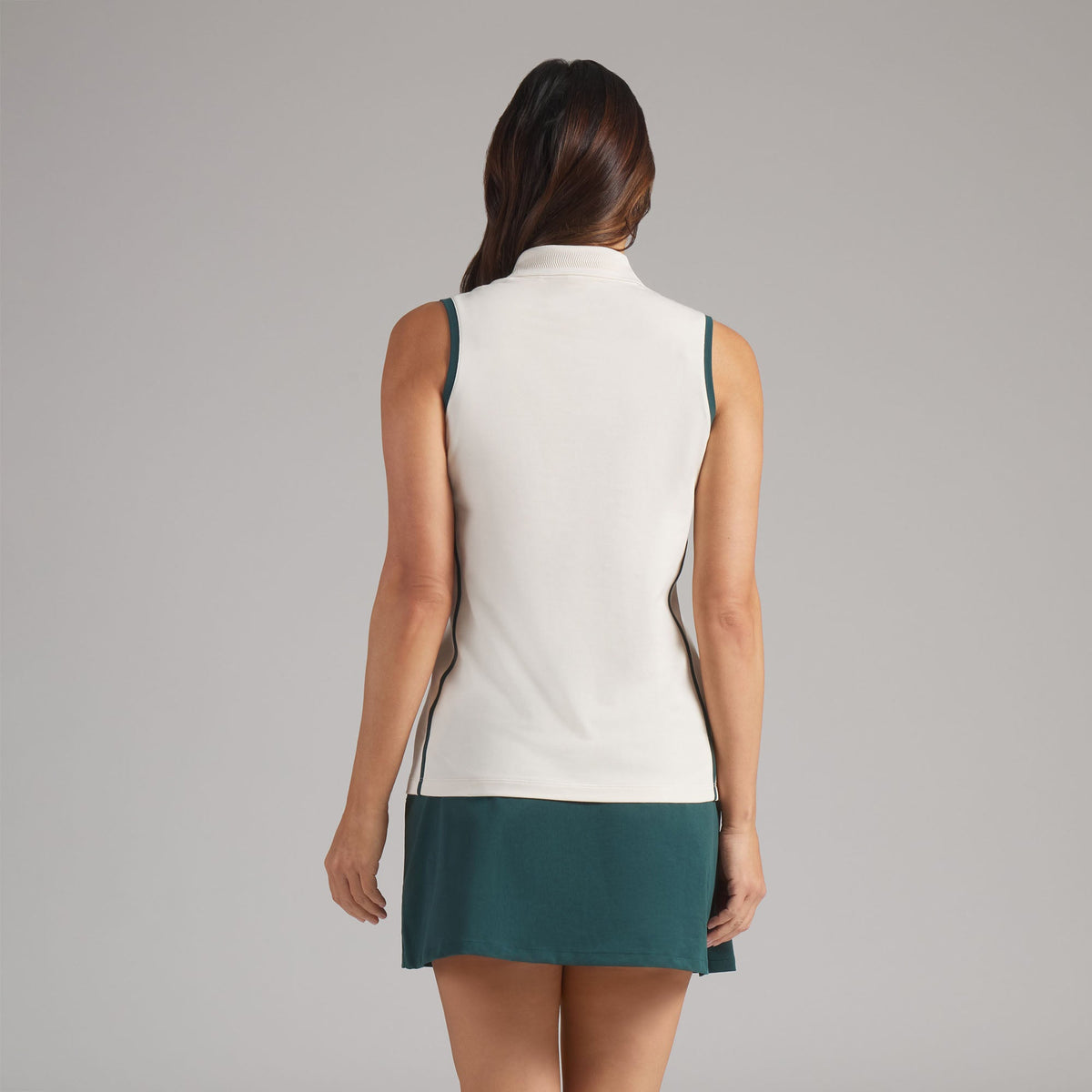 Women's AP Modalon Piped Sleeveless Golf Polo