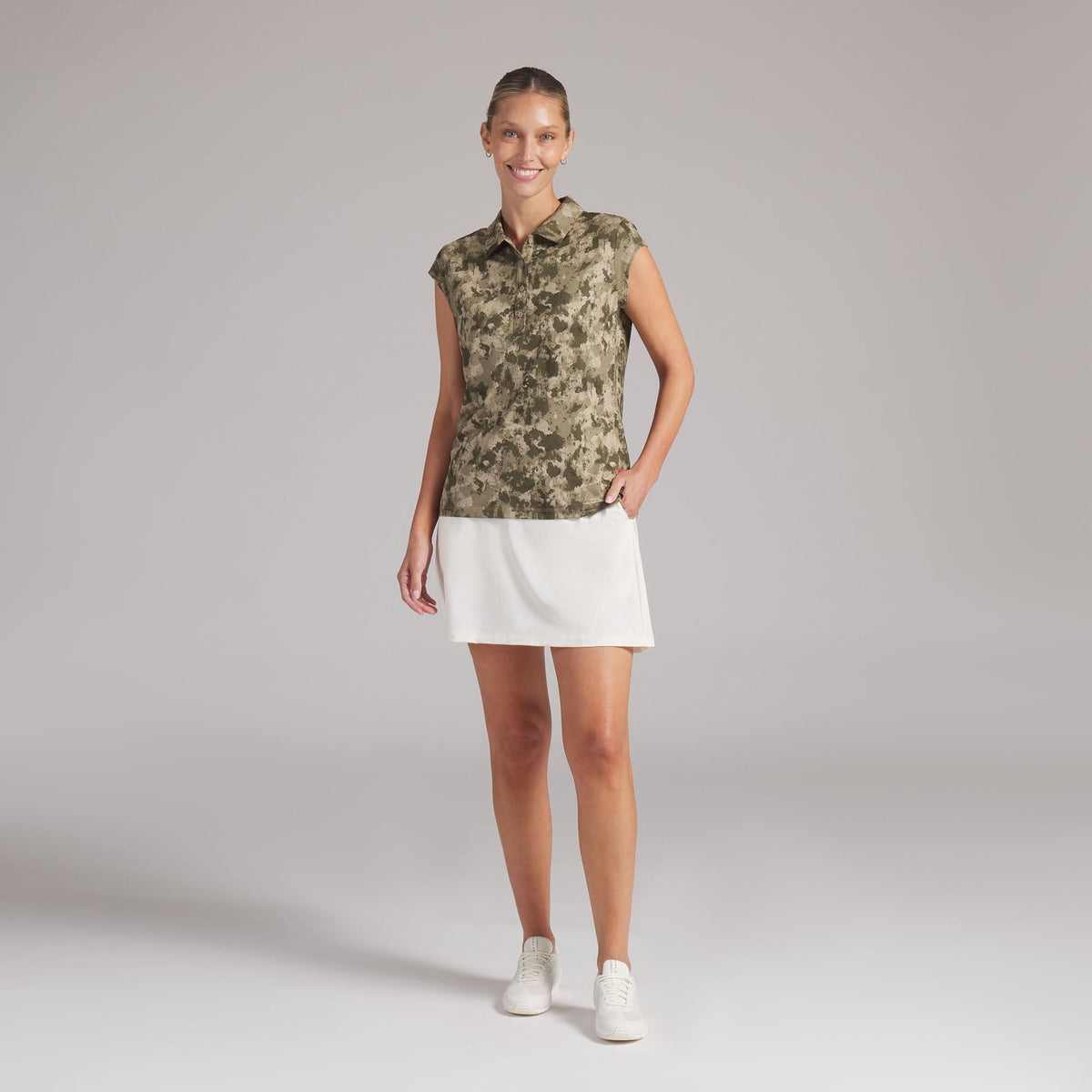 Women's Volition CLOUDSPUN Camo Golf Polo