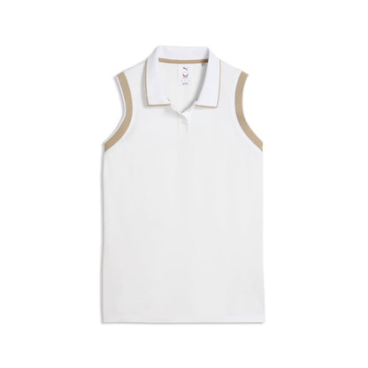 Women's Volition Solid Sleeveless Golf Polo