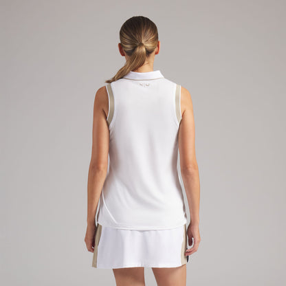 Women's Volition Solid Sleeveless Golf Polo