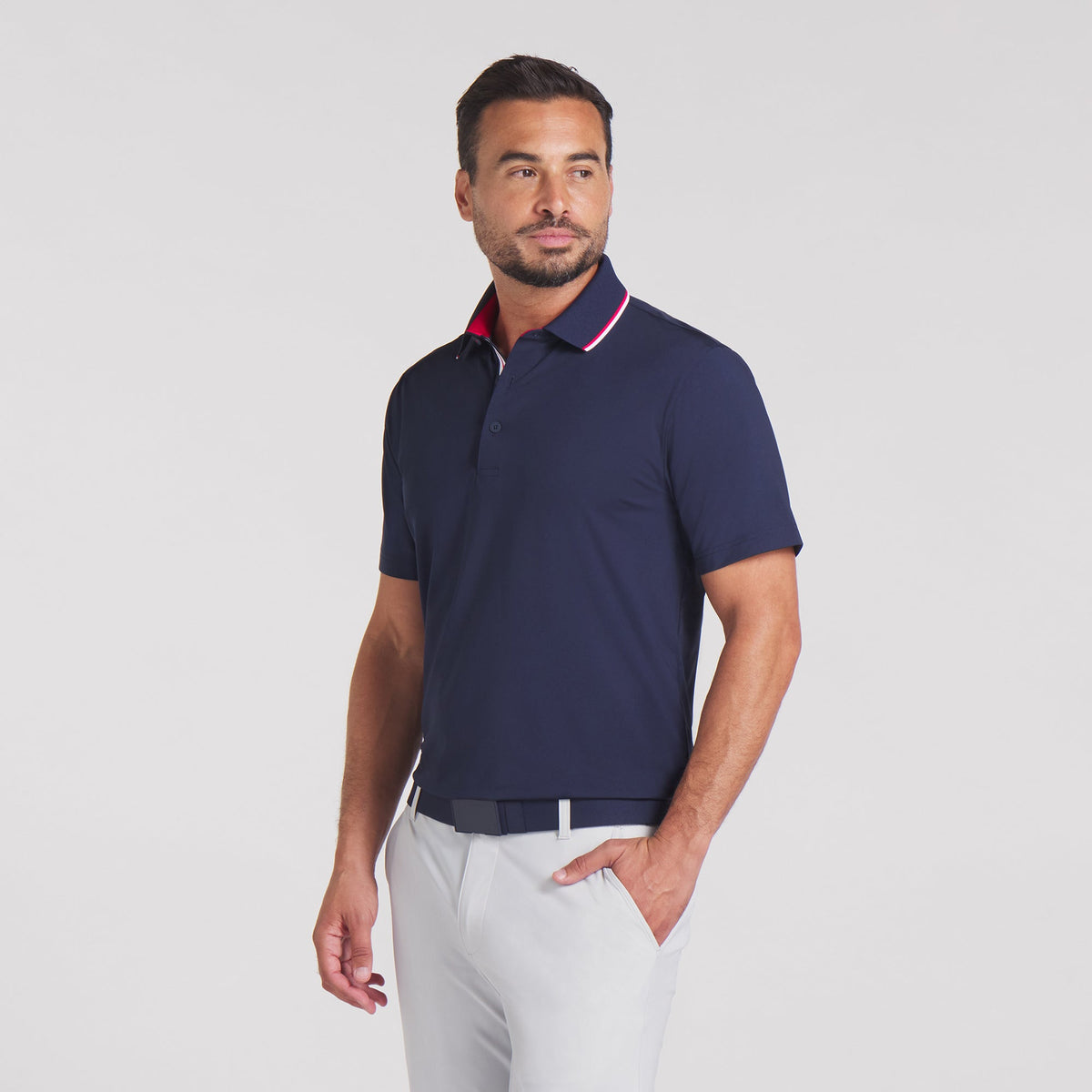 Volition Tipped Golf Polo