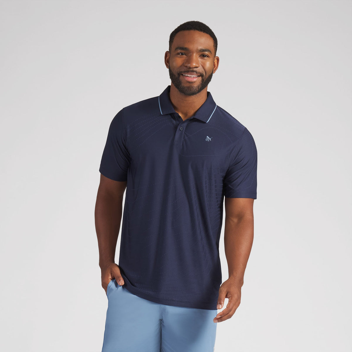 Reigning Champ Jacquard Golf Polo