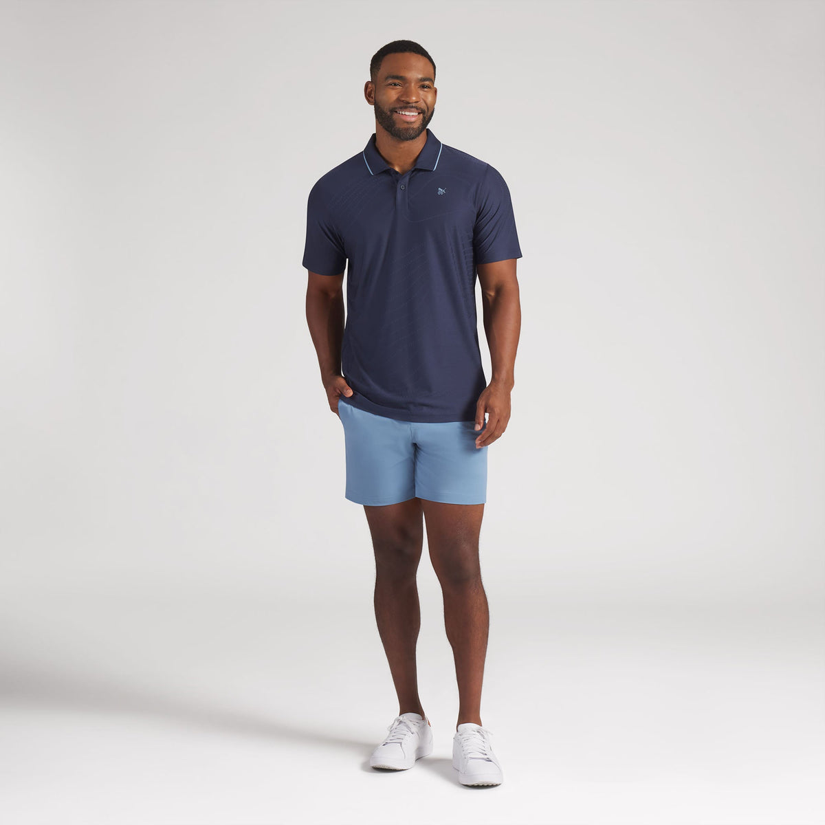 Reigning Champ Jacquard Golf Polo