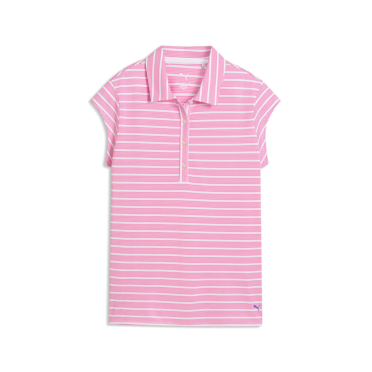 Women's Pique YD Stripe Cap Sleeve Golf Polo
