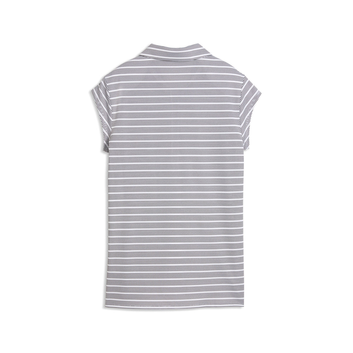 Women's Pique YD Stripe Cap Sleeve Golf Polo