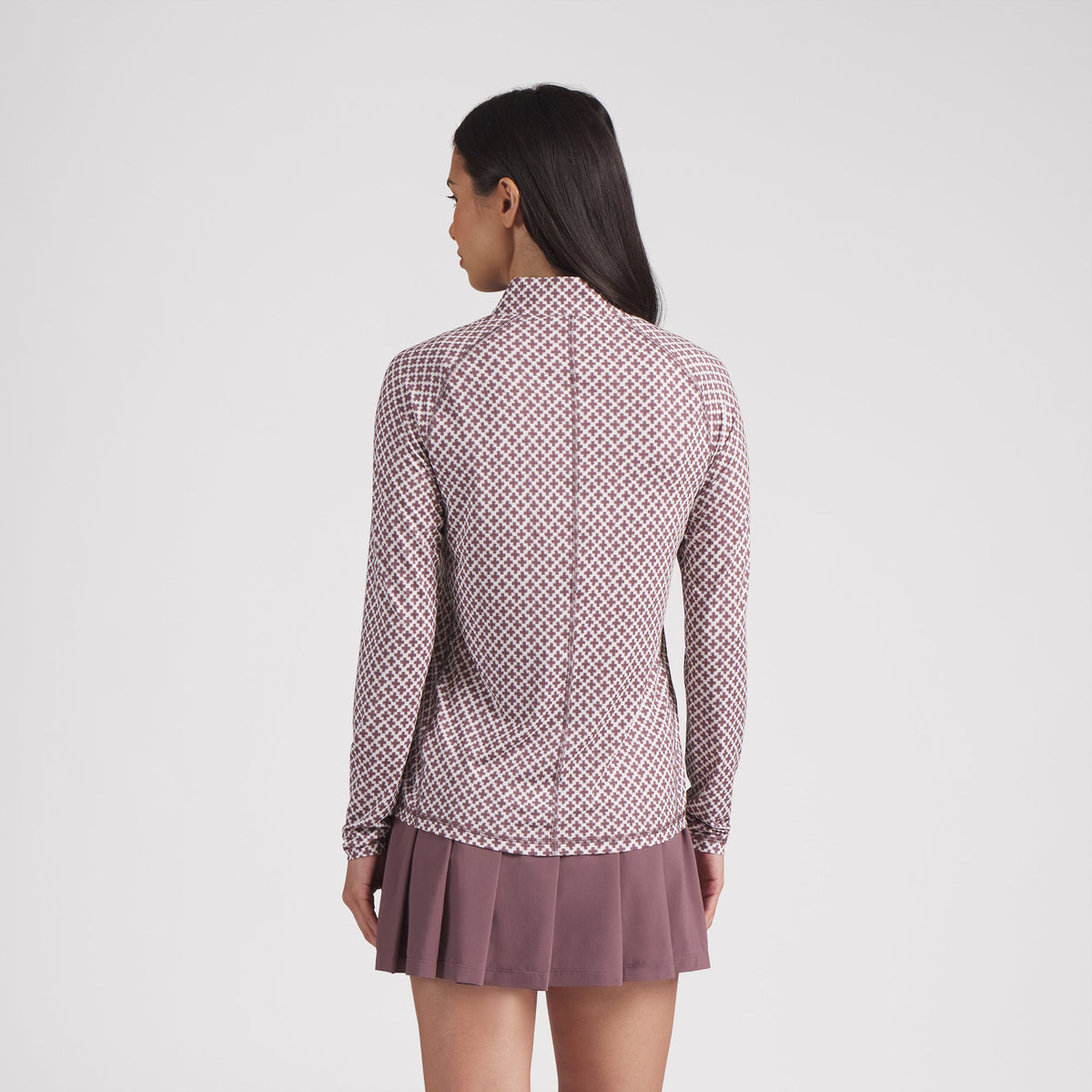 Women's UV Club Print Golf 1/4 Zip