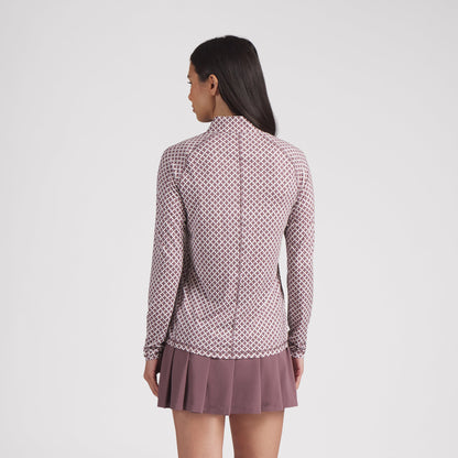 Women's UV Club Print Golf 1/4 Zip