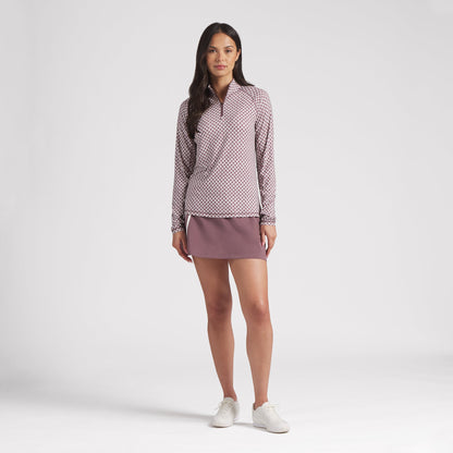 Women's UV Club Print Golf 1/4 Zip