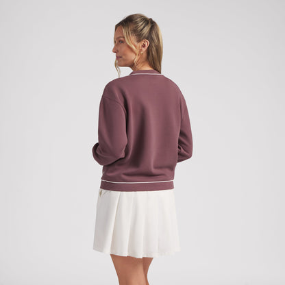 Women's CLOUDSPUN Fleece V-Neck Golf Sweater