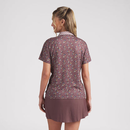 Women's Ezra Printed Golf Polo