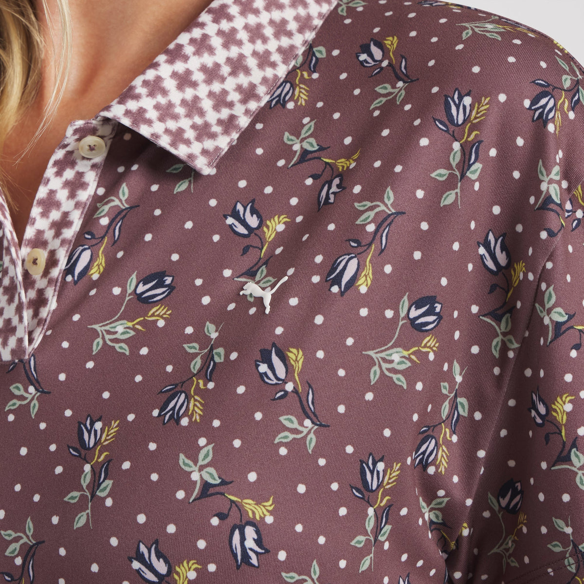 Women's Ezra Printed Golf Polo