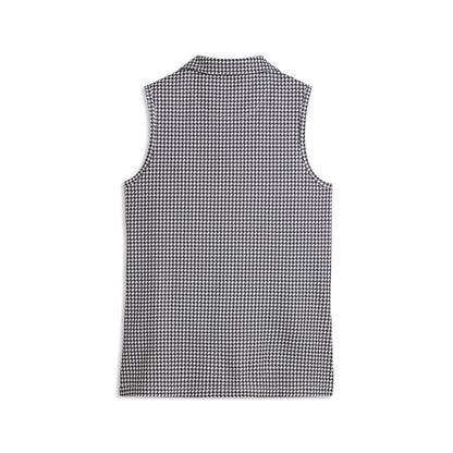 Women's CLOUDSPUN Mono Check Sleeveless Golf Polo